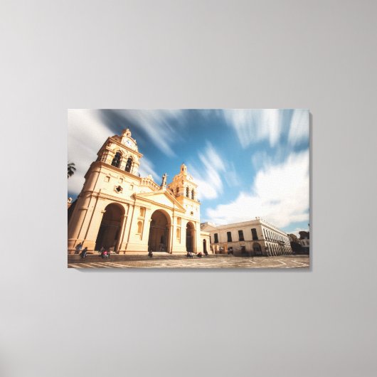 Catedral Cordoba, San Martin Canvas Afdruk (Voorkant)