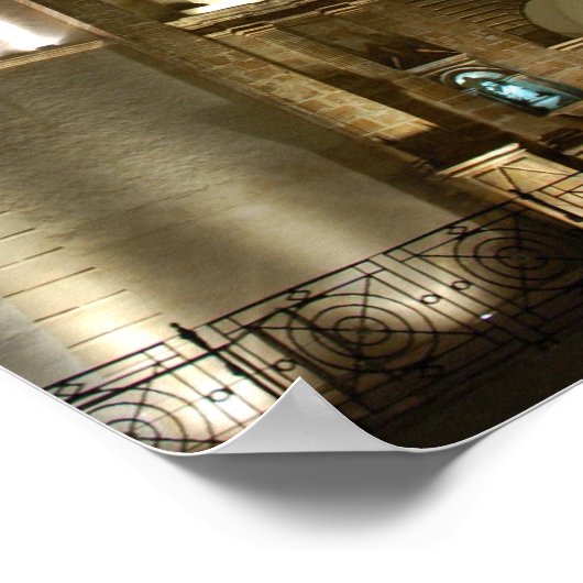 Catedral de Campeche Poster (Hoek)