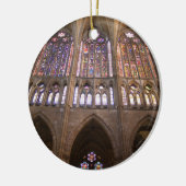 Catedral de Leon, binnenglas met gekleurd glas Keramisch Ornament (Links)