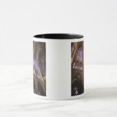 Catedral de Leon, binnenglas met gekleurd glas Mok (Midden)