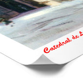 Catedral de Lugo/Lugo-kathedraal Poster (Hoek)