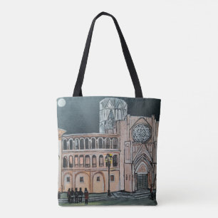Catedral de Santa María Schilderij door Alfred Fox Tote Bag