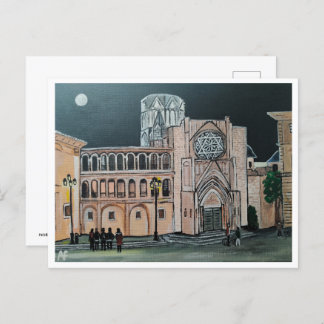 Catedral de Santa María schilderij van Alfred Fox Briefkaart