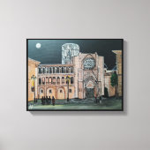 Catedral de Santa María schilderij van Alfred Fox Canvas Afdruk (Voorkant)