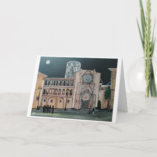 Catedral de Santa María schilderij van Alfred Fox Kaart (Voorkant)