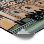 Catedral de Santa María schilderij van Alfred Fox Poster (Hoek)