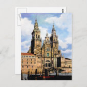 Catedral de Santiago de Compostela (A Coruña) Briefkaart (Voorkant / Achterkant)