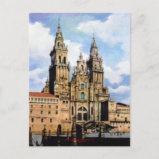 Catedral de Santiago de Compostela (A Coruña) Briefkaart (Voorkant)