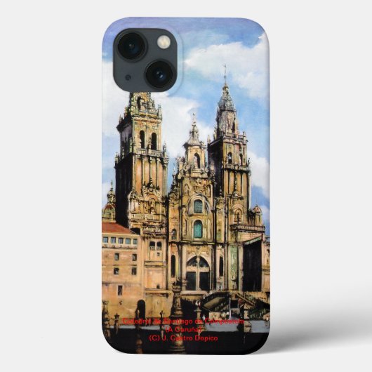 Catedral de Santiago de Compostela (A Coruña) Case-Mate iPhone Case (Achterkant)