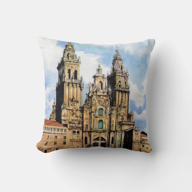 Catedral de Santiago de Compostela (A Coruña) Kussen (Voorkant)