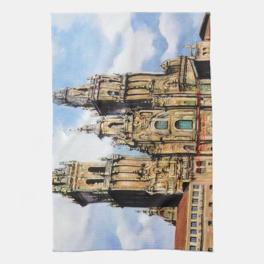 Catedral de Santiago de Compostela (A Coruña) Theedoek (Verticaal)