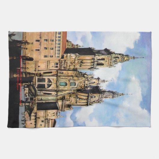 Catedral de Santiago de Compostela (A Coruña) Theedoek (Horizontaal)