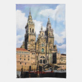 Catedral de Santiago de Compostela (A Coruña) Theedoek (Verticaal)