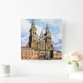 Catedral de Santiago de Compostela (A Coruña) Vierkante Klok (Huis)