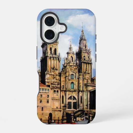 Catedral de Santiago de Compostela iPhone 16 Hoesje (Achterkant)