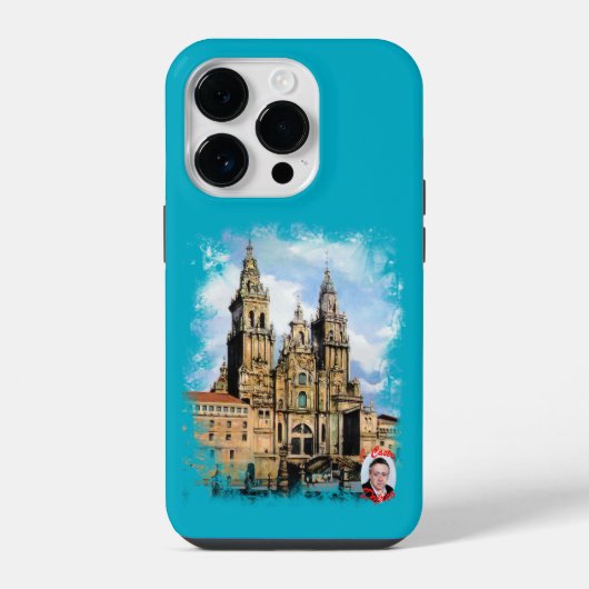 Catedral de Santiago de Compostela iPhone Hoesje (Achterkant)