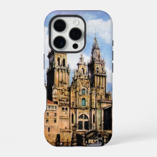 Catedral de Santiago de Compostela iPhone Hoesje (Achterkant)