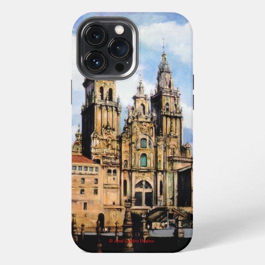 Catedral de Santiago de Compostela iPhone Hoesje (Achterkant)