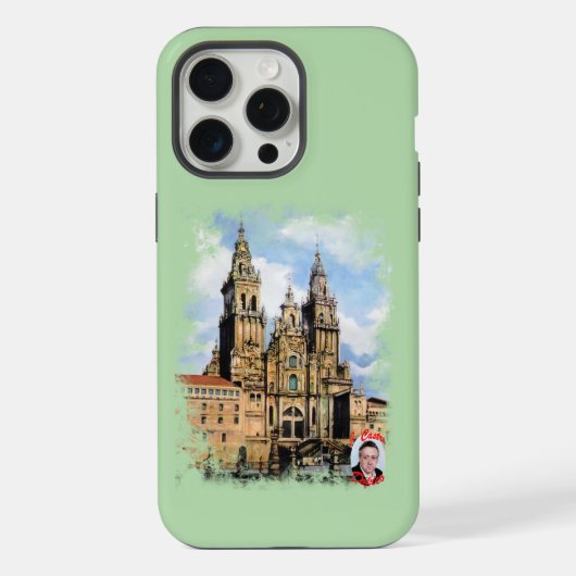 Catedral de Santiago de Compostela iPhone Hoesje (Achterkant)