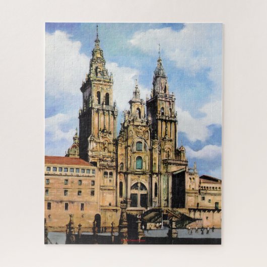 Catedral de Santiago de Compostela Legpuzzel (Verticaal)