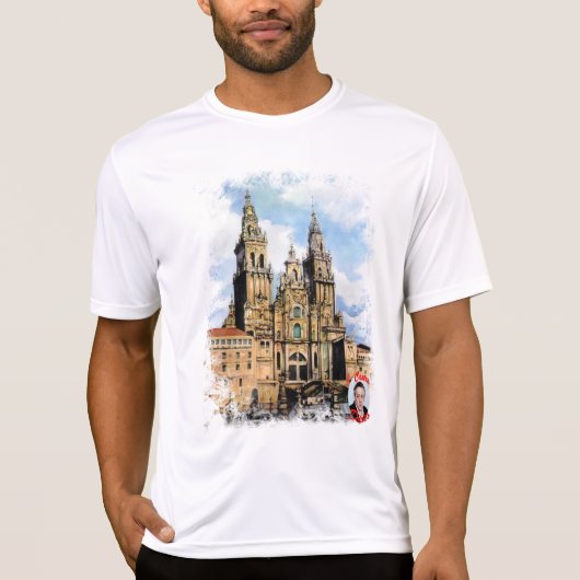 Catedral de Santiago de Compostela T-shirt (Voorkant)