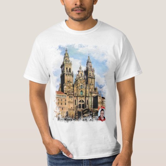 Catedral de Santiago de Compostela T-shirt (Voorkant)