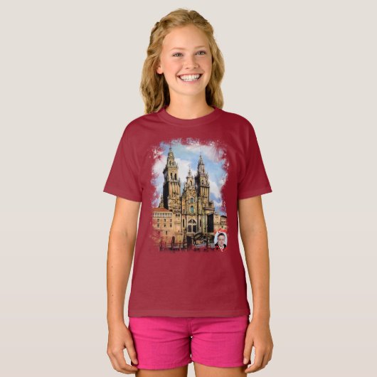 Catedral de Santiago de Compostela T-shirt (Voorkant volledig)