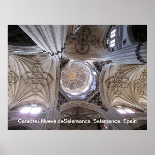 Catedral Nueva de Salamanca Poster