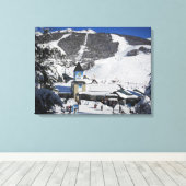 Catedral Ski Resort, Bariloche Argentina Canvas Afdruk (Insitu (Houten vloer))