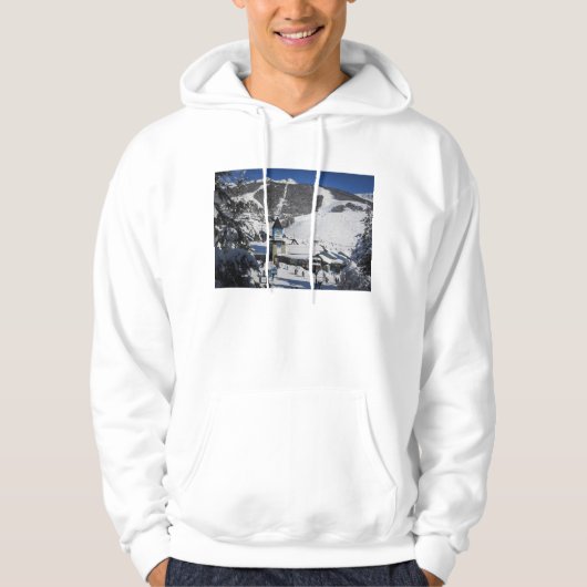 Catedral Ski Resort, Bariloche Argentina Hoodie (Voorkant)