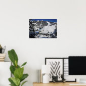 Catedral Ski Resort, Bariloche Argentina Poster (Thuiskantoor)