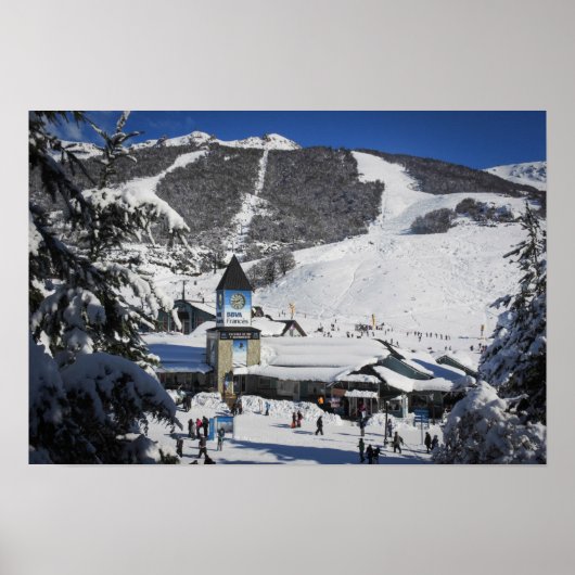 Catedral Ski Resort, Bariloche Argentina Poster (Voorkant)