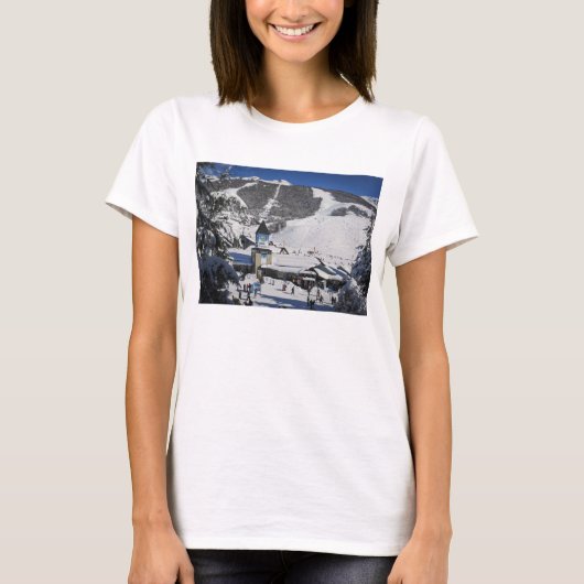 Catedral Ski Resort, Bariloche Argentina T-shirt (Voorkant)