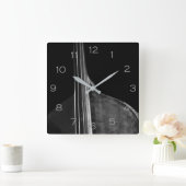 Categorie 5 grijze cijfers WC Vierkante Klok (Huis)