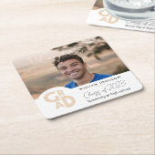 Categorie Afstudeerder voor 2023 Kartonnen Onderzetters (Schuin)