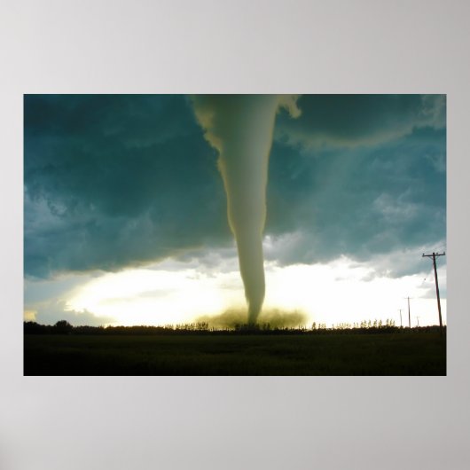 Categorie F5 Tornado nadert Elie Manitoba Poster (Voorkant)