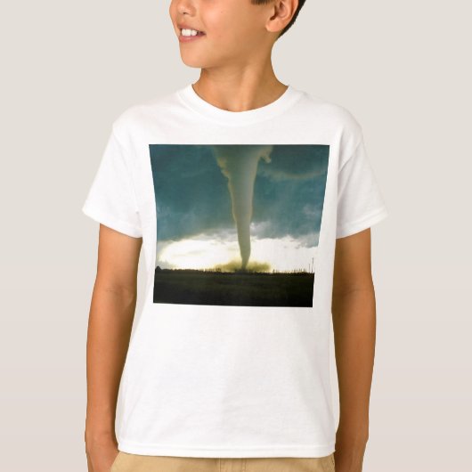 Categorie F5 Tornado nadert Elie Manitoba T-shirt (Voorkant)