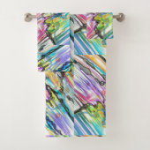CATEGORIE FIVEERT ABSTRACT KUNSTONTWERP BAD HANDDOEK (Insitu)
