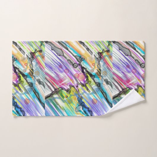 CATEGORIE FIVEERT ABSTRACT KUNSTONTWERP BAD HANDDOEK (Handdoek)