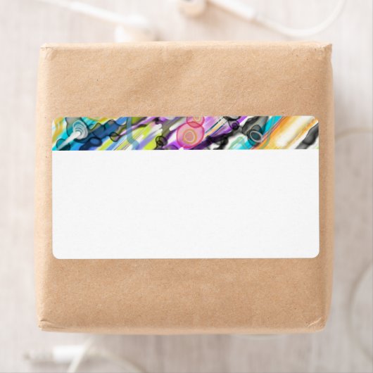 CATEGORIE FIVEERT ABSTRACT KUNSTONTWERP ETIKET (Insitu)