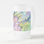 CATEGORIE FIVEERT ABSTRACT KUNSTONTWERP MATGLAS BIERPUL (Voorkant rechts)