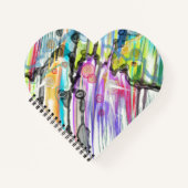 CATEGORIE FIVEERT ABSTRACT KUNSTONTWERP NOTITIEBOEK (Voorkant)