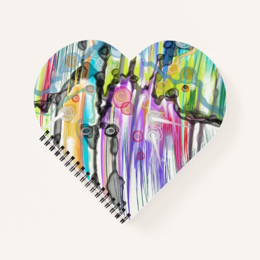 CATEGORIE FIVEERT ABSTRACT KUNSTONTWERP NOTITIEBOEK (Voorkant)