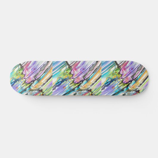 CATEGORIE FIVEERT ABSTRACT KUNSTONTWERP PERSOONLIJK SKATEBOARD (Horizontaal)