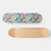 CATEGORIE FIVEERT ABSTRACT KUNSTONTWERP PERSOONLIJK SKATEBOARD (Horizontaal)