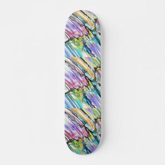 CATEGORIE FIVEERT ABSTRACT KUNSTONTWERP PERSOONLIJK SKATEBOARD (Voorkant)