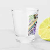 CATEGORIE FIVEERT ABSTRACT KUNSTONTWERP SHOT GLAS (Links)