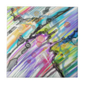 CATEGORIE FIVEERT ABSTRACT KUNSTONTWERP TEGELTJE (Voorkant)