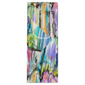 CATEGORIE FIVEERT ABSTRACTE ART DES Gift Bag Wijn Cadeautas (Voorkant)
