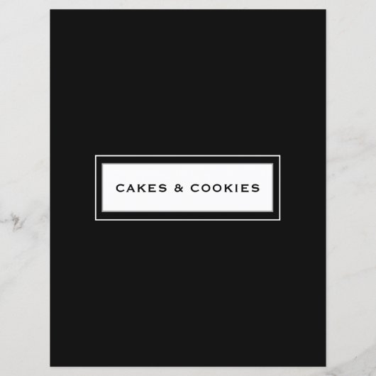 Categorie ontvangen | Koekjes en koekjes | Zwart-w (Achterkant)